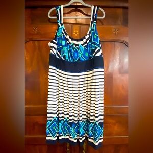 DB ESTABLISHED 1962 DRESS BARN Navy Blue, Royal Blue, Turquoise, Periwinkle 24W